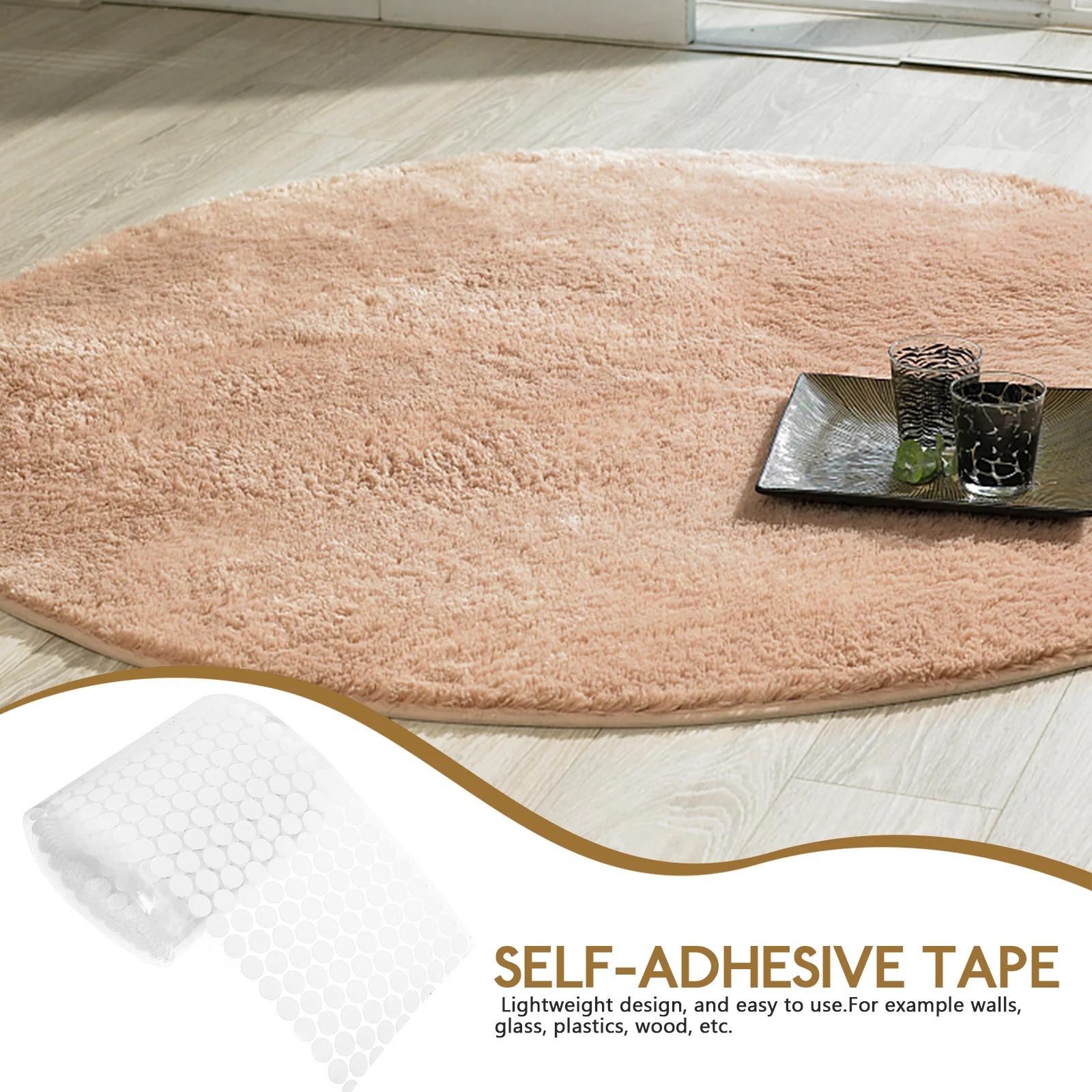 1000pcs Round Hook Loop Carpet Grippers Reusable Rug Pads Stickers For Home Office Kitchen Bathroom Sofa Cushion
1000pcs Round Hook Loop Carpet Grippers Reusable Rug Pads Stickers For Home Office Kitchen Bathroom Sofa Cushion