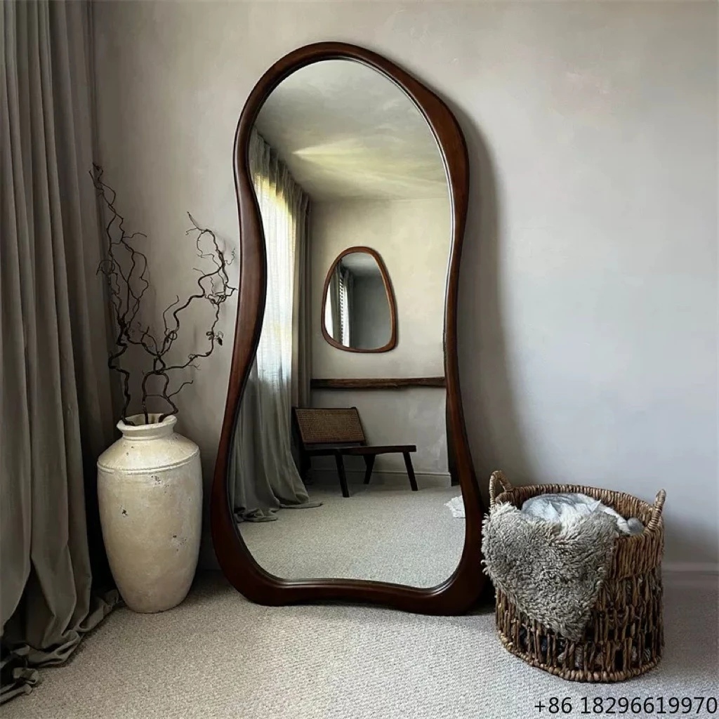 Modern Cream Style Wood Frame Arched Full Length Mirror Wall & Floor Standing Mirror for Living Room Bedroom
Modern Cream Style Wood Frame Arched Full Length Mirror Wall & Floor Standing Mirror for Living Room Bedroom
