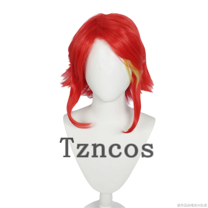 Tzncos Anime Hazbin Cosplay Niffity Wig Short Red Yellow Wig Heat Resistant Synthetic Hair For Women Halloween Party
Tzncos Anime Hazbin Cosplay Niffity Wig Short Red Yellow Wig Heat Resistant Synthetic Hair For Women Halloween Party