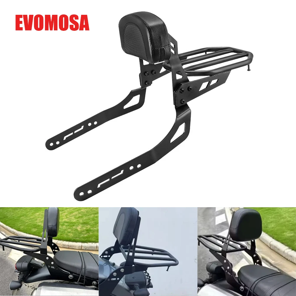 For Kawasaki Eliminator 500 2026 Motorcycle Passenger Backrest Sissy Bar With Luggage Rack Backrest Pad Rear Carrier Detachable
For Kawasaki Eliminator 500 2026 Motorcycle Passenger Backrest Sissy Bar With Luggage Rack Backrest Pad Rear Carrier Detachable