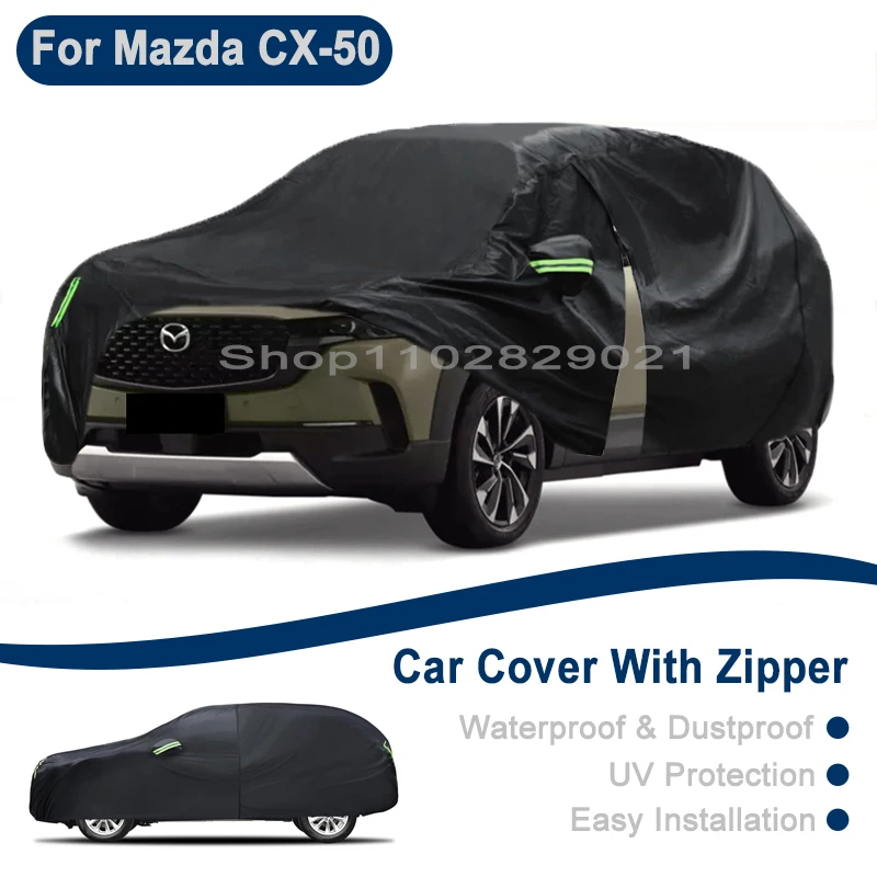 Outdoor Full Vehicle Cover For Mazda CX-50 - Side Zipper Design, Waterproof Dustproof Sun Protection Car Cover
Outdoor Full Vehicle Cover For Mazda CX-50 - Side Zipper Design, Waterproof Dustproof Sun Protection Car Cover