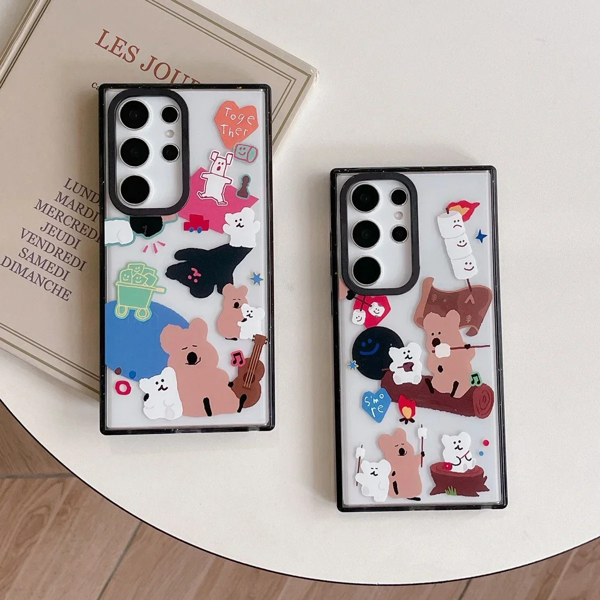 Bear Picnic Acrylic Black Border Case for Samsung Galaxy S22 S23 S24 Ultra S22+ S23+ S24 Plus Cover Protective Shell
Bear Picnic Acrylic Black Border Case for Samsung Galaxy S22 S23 S24 Ultra S22+ S23+ S24 Plus Cover Protective Shell