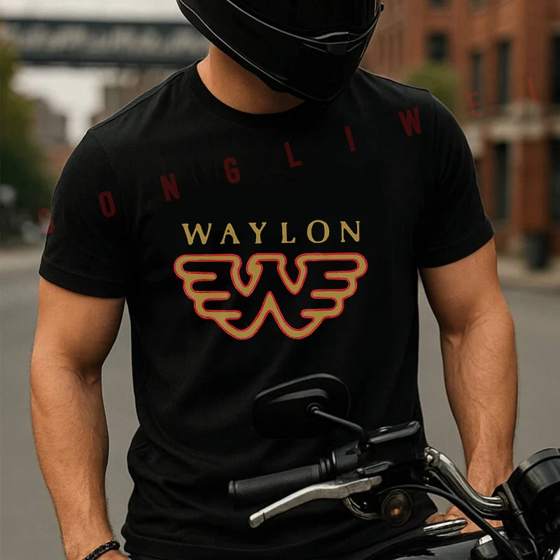 Waylon Jennings - Official Merchandise Moto Men's Cotton T-shirt Summer Short Sleeved Casual Basic TShirt Breathable Unisex Tops
Waylon Jennings - Official Merchandise Moto Men's Cotton T-shirt Summer Short Sleeved Casual Basic TShirt Breathable Unisex Tops