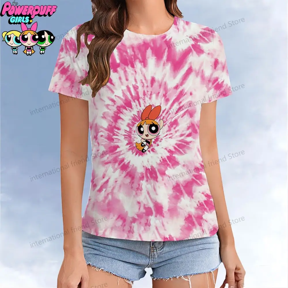 The Powerpuff Girls Women's T-shirt Kawaii Woman Clothing O Neck Summer Short Sleeve XS-3XL Y2k Leisure Parent-child Wear 2024
The Powerpuff Girls Women's T-shirt Kawaii Woman Clothing O Neck Summer Short Sleeve XS-3XL Y2k Leisure Parent-child Wear 2024