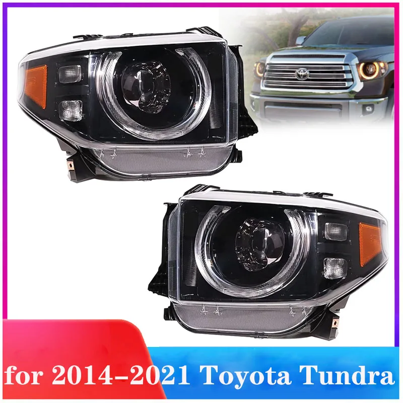 Car LED headlight assembly suitable for 2014-2021 Toyota Tundra cross-border
Car LED headlight assembly suitable for 2014-2021 Toyota Tundra cross-border