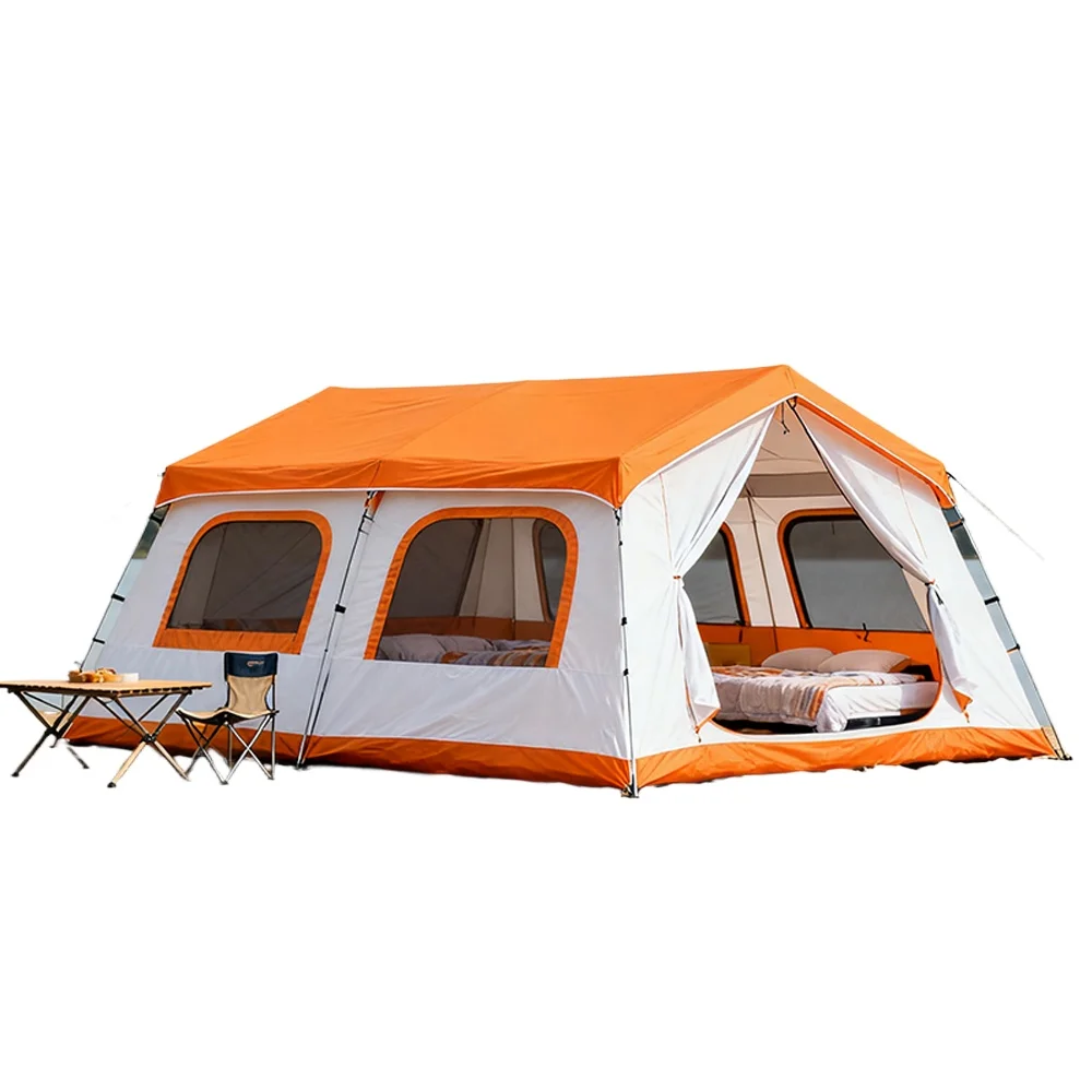 Factory-Custom Outdoor Camping Tent Spacious Design 6-8 Person Sun-Protective Rain-Resistant Large Four-season Quick Oxford 6m
Factory-Custom Outdoor Camping Tent Spacious Design 6-8 Person Sun-Protective Rain-Resistant Large Four-season Quick Oxford 6m