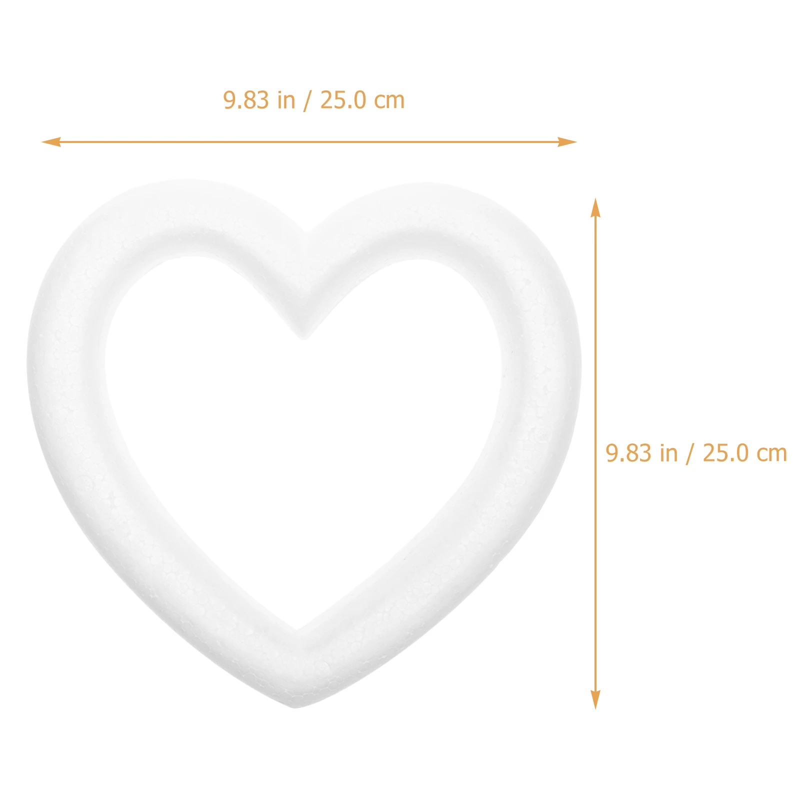 6 Pcs Love Wreath Craft Polystyrene Rings for Crafts Artificial Floral Flower Heart Shaped Hoop Holiday Decorations Diy
6 Pcs Love Wreath Craft Polystyrene Rings for Crafts Artificial Floral Flower Heart Shaped Hoop Holiday Decorations Diy