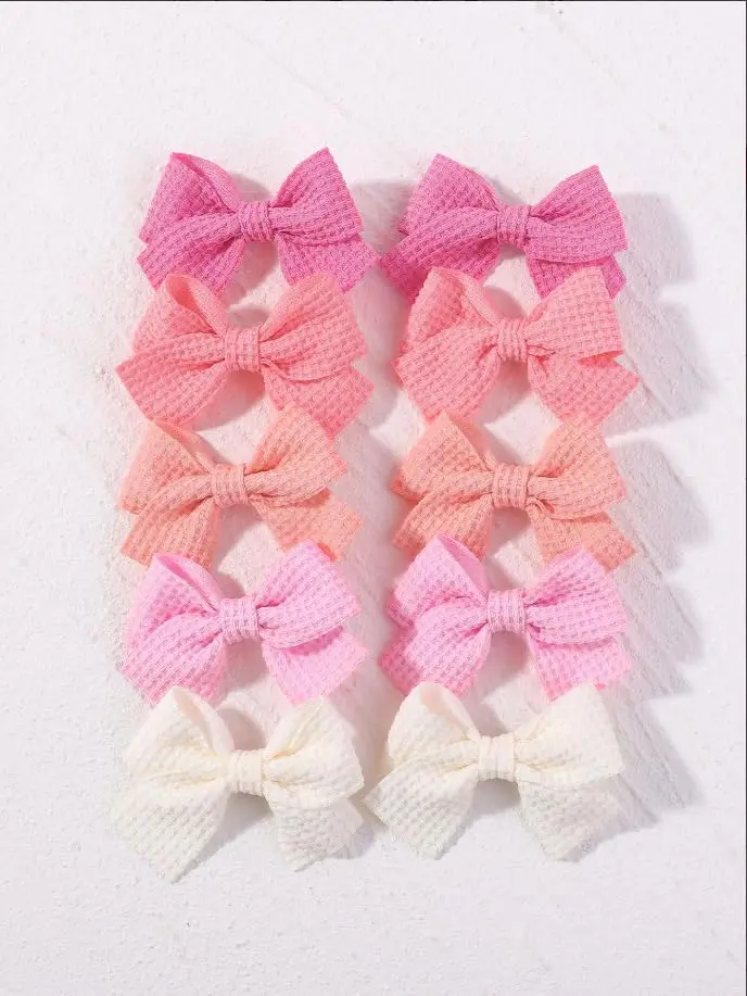 10PCS Soft Cotton Bow Hairpin Girl Sweet Design Hairpin Color Block Delicate Hairgripe Barrettes Kawaii Hair Accessories
10PCS Soft Cotton Bow Hairpin Girl Sweet Design Hairpin Color Block Delicate Hairgripe Barrettes Kawaii Hair Accessories