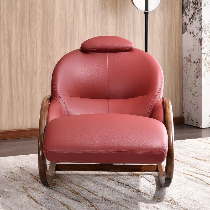 Modern living room chair single leisure rocking chair simple recliner
Modern living room chair single leisure rocking chair simple recliner