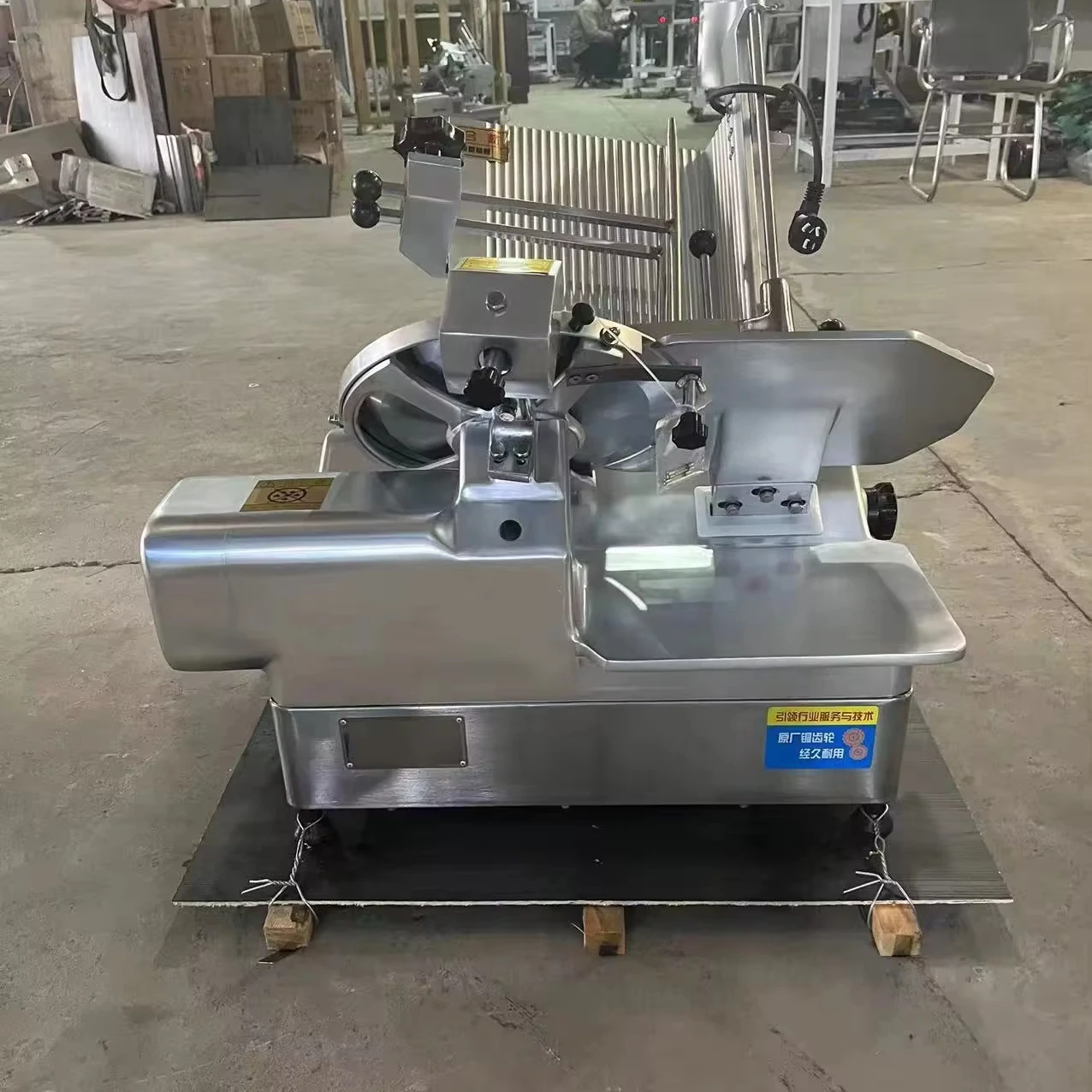 Electric Meat Slicer Machine Commercial Use Frozen Meat Slicer Mutton Slicing Machine
Electric Meat Slicer Machine Commercial Use Frozen Meat Slicer Mutton Slicing Machine