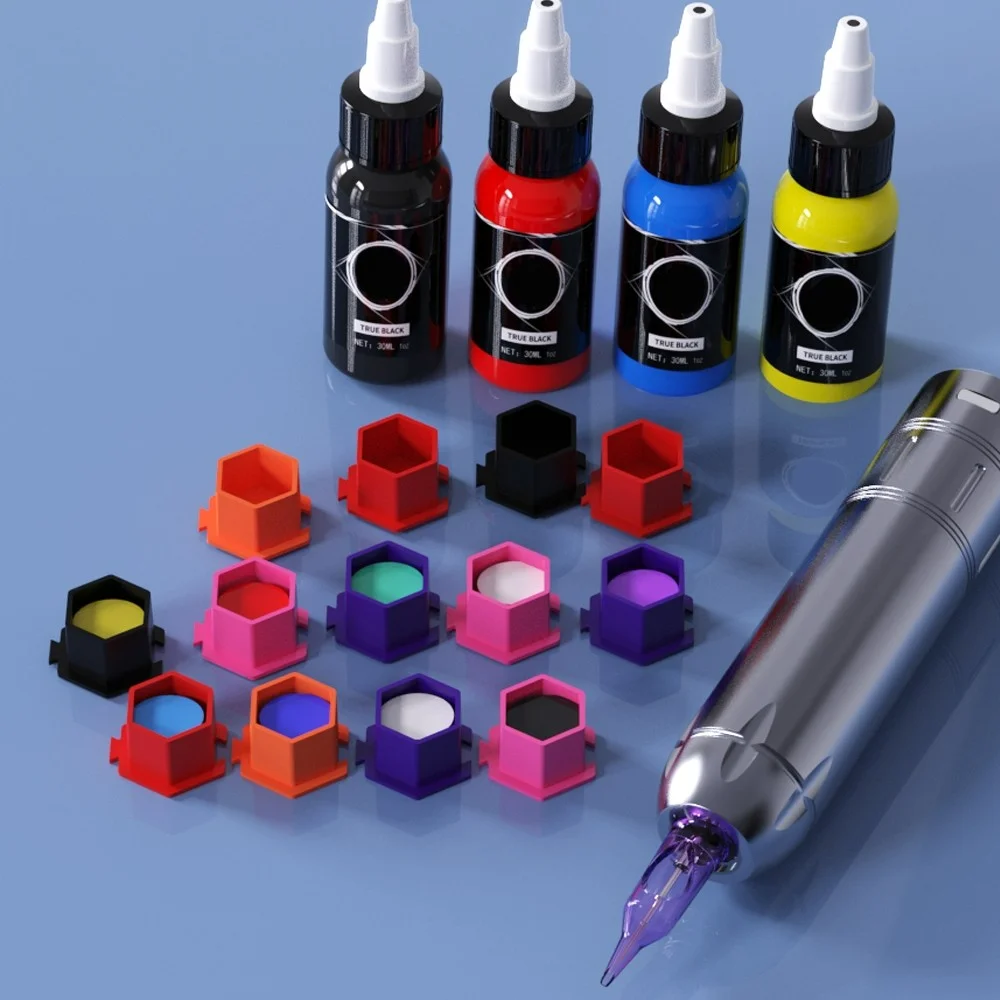 Audersigt 200pcs Honeycomb Silicone Tattoo Ink Pigment Cups Holder Permanent Makeup Cups Container Ink Caps
Audersigt 200pcs Honeycomb Silicone Tattoo Ink Pigment Cups Holder Permanent Makeup Cups Container Ink Caps