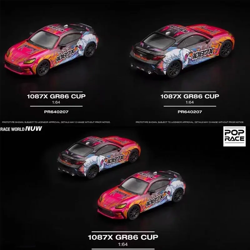 POPRACE 1:64 S5-03 GR86 1087X Team Zhang Zhanhe Alloy Car Model
POPRACE 1:64 S5-03 GR86 1087X Team Zhang Zhanhe Alloy Car Model