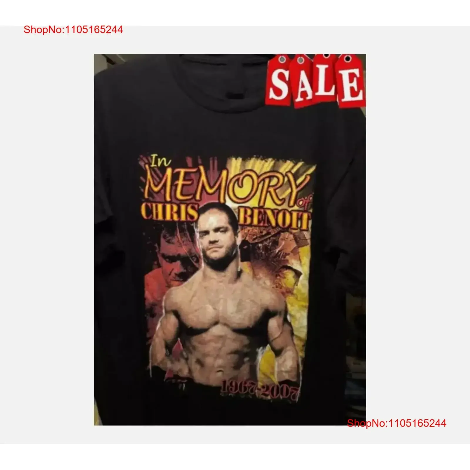 РАСПРОДАЖА Винтажная футболка Chris Benoit In Memory для мужчин и женщин, размер S 5XL, винтажный потертый топ для повседневной носки
РАСПРОДАЖА Винтажная футболка Chris Benoit In Memory для мужчин и женщин, размер S 5XL, винтажный потертый топ для повседневной носки