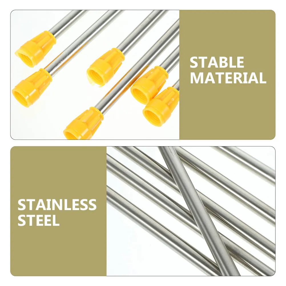 4 Pcs Stainless Steel Spray Boom Replacement Wand for Sprayer Garden Lance Puncher Sprayers Extension Pole Rod
4 Pcs Stainless Steel Spray Boom Replacement Wand for Sprayer Garden Lance Puncher Sprayers Extension Pole Rod