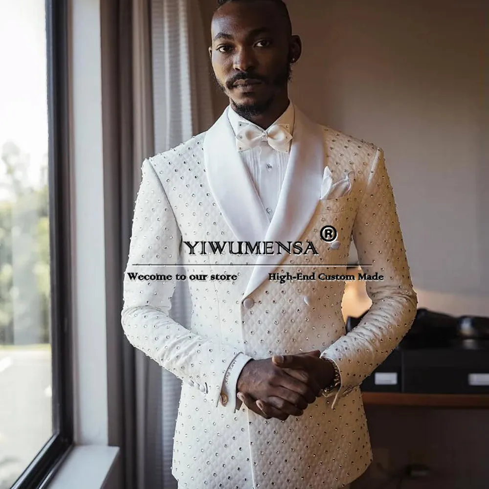 Luxury African Suits Double Breasted Blazers Customized 2-Piece Set Groom Formal Occasion Party Dresses Wedding Tuxedos Skinny
Luxury African Suits Double Breasted Blazers Customized 2-Piece Set Groom Formal Occasion Party Dresses Wedding Tuxedos Skinny
