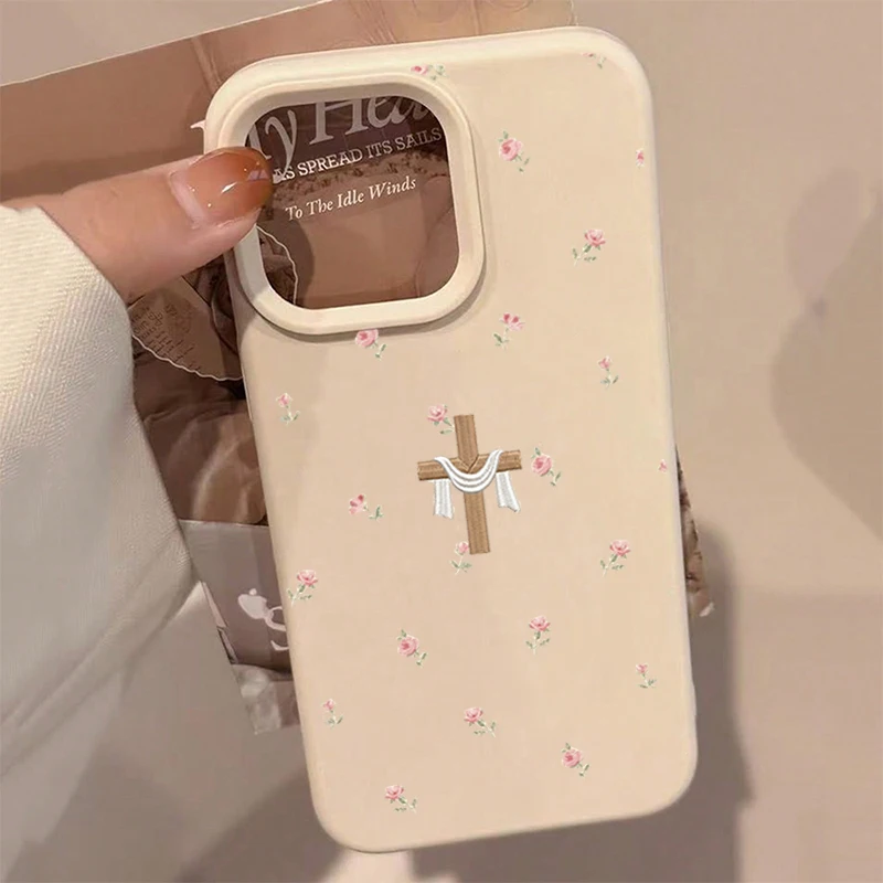 TPU Soft Floral Religious Cross Pattern Silicone Phone Case For iPhone 17 Cases iPhone 16 Pro Max 15 14 Plus 13 12 11 Air Cover
TPU Soft Floral Religious Cross Pattern Silicone Phone Case For iPhone 17 Cases iPhone 16 Pro Max 15 14 Plus 13 12 11 Air Cover