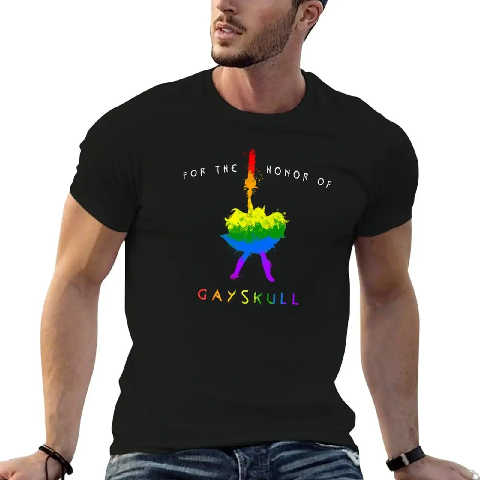 She-ra For the honor of gayskull lgbt flag T-Shirt oversized graphic tee vintage graphic tee t shirts for men pack
She-ra For the honor of gayskull lgbt flag T-Shirt oversized graphic tee vintage graphic tee t shirts for men pack