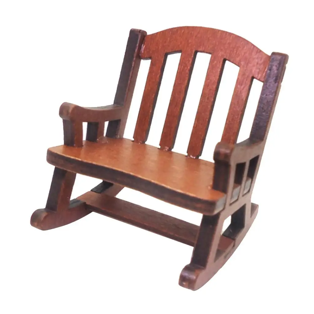 Dollhouse Rocking Chair Wooden Miniature Accessory 1 12 Doll Chair Nursery for Mini Dollhouse Decor
Dollhouse Rocking Chair Wooden Miniature Accessory 1 12 Doll Chair Nursery for Mini Dollhouse Decor