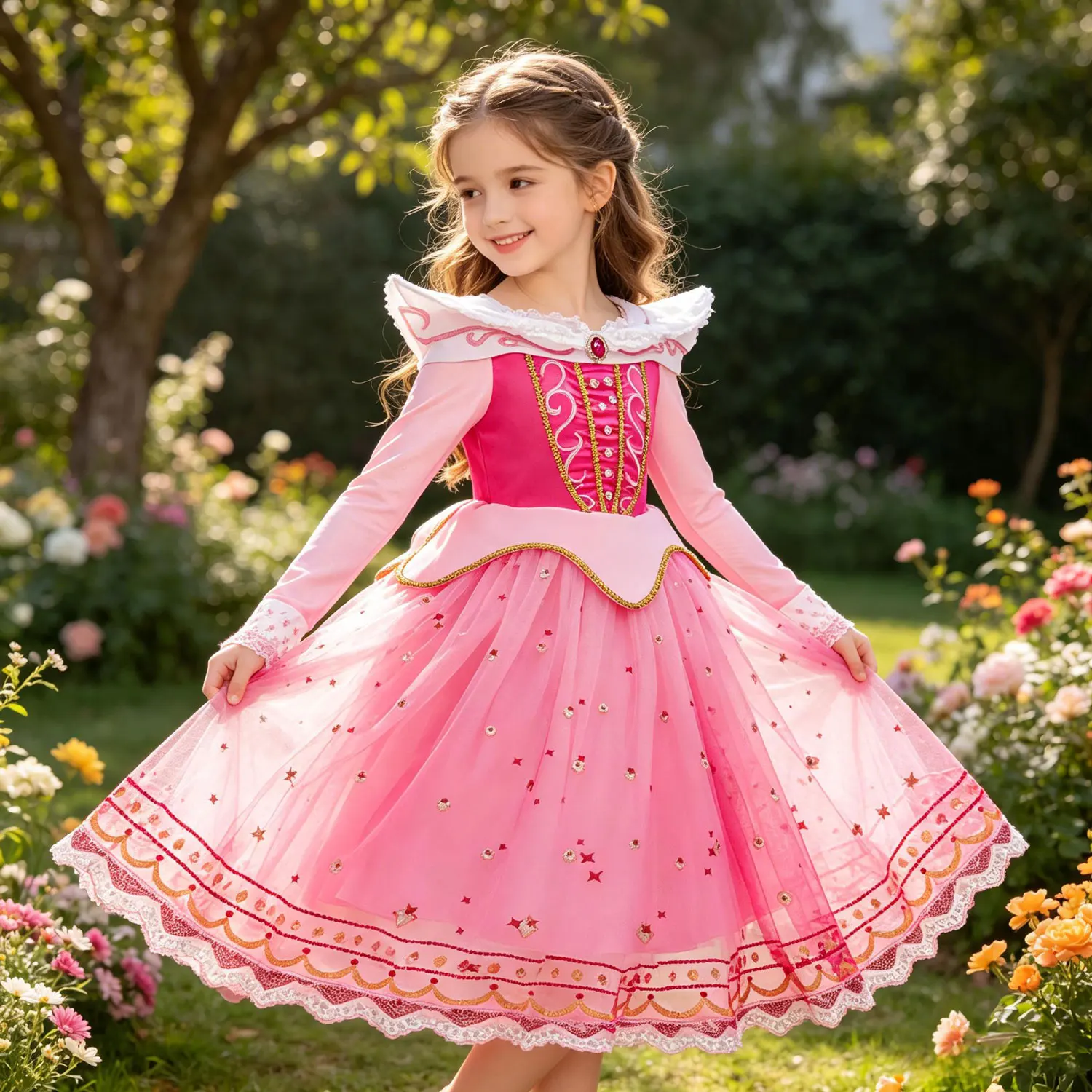 2026 Summer New Girl Cosplay Sleeping Beauty Luxury Princess Rose Red Cute Dress Halloween Festival Party Dress Accessories Suit
2026 Summer New Girl Cosplay Sleeping Beauty Luxury Princess Rose Red Cute Dress Halloween Festival Party Dress Accessories Suit