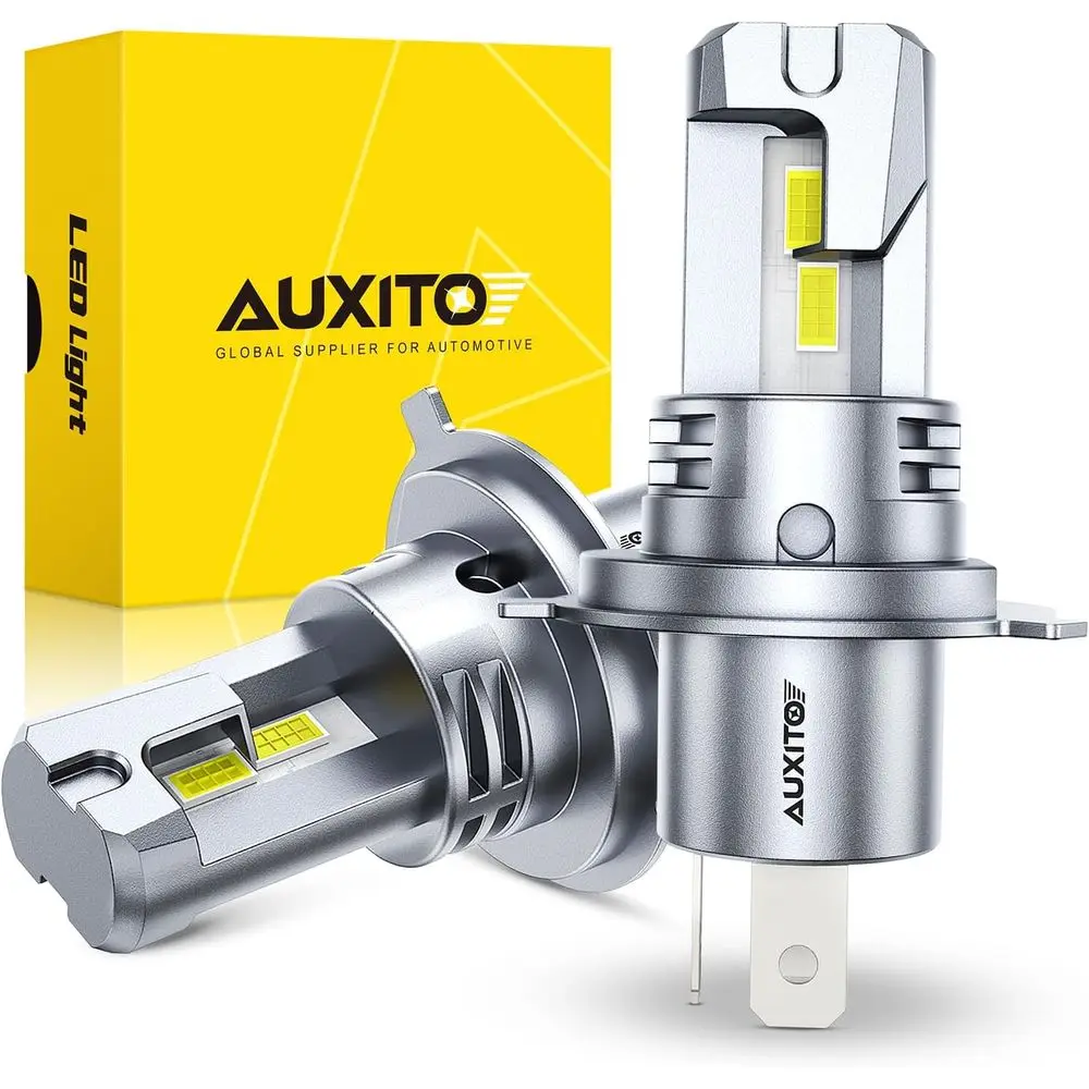 Super Bright 6500K Cool White H4 9003 HB2 Dual Beam Headlight Bulbs, 40,000LM, 900% Brighter, Night to Day Vision, 2-Pack
Super Bright 6500K Cool White H4 9003 HB2 Dual Beam Headlight Bulbs, 40,000LM, 900% Brighter, Night to Day Vision, 2-Pack