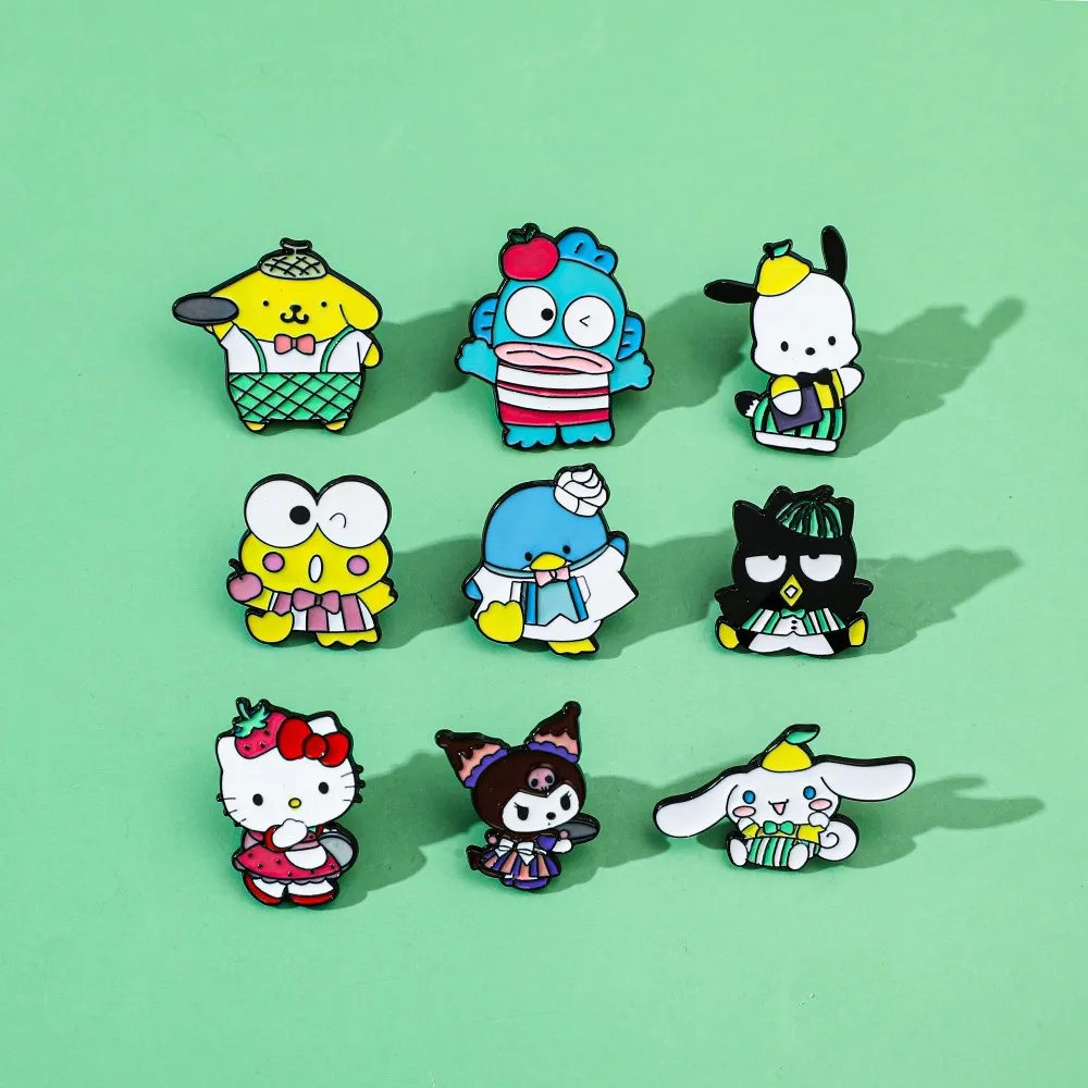Cute Cartoon Creative Personality Sanrio Metal Badge Pudding Dog Kuromi Alloy Drip Oil Brooch Accessory Y2k Fashion Toys Anime
Cute Cartoon Creative Personality Sanrio Metal Badge Pudding Dog Kuromi Alloy Drip Oil Brooch Accessory Y2k Fashion Toys Anime