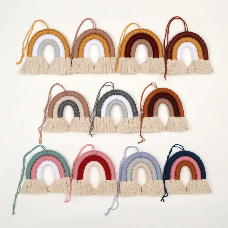 Photography Accessories INS Rainbow Tapestry Cotton Hand-Woven Ornaments Newborn Posing Shoot Background Tassel
Photography Accessories INS Rainbow Tapestry Cotton Hand-Woven Ornaments Newborn Posing Shoot Background Tassel