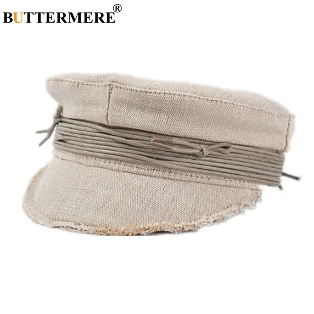 BUTTERMER Brand New Cotton Linen Beige Newsboy Cap Fashion Design Vintage Flat Caps Ladies Baker Boy Hat Women Rope Decoration
BUTTERMER Brand New Cotton Linen Beige Newsboy Cap Fashion Design Vintage Flat Caps Ladies Baker Boy Hat Women Rope Decoration
