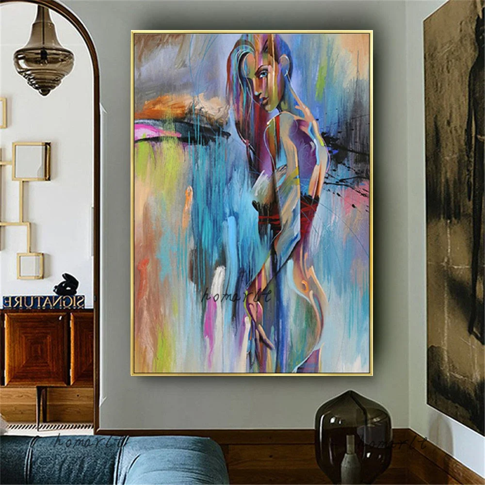 Nude Body Art Woman Poster 100% Hand-Painted Ma'am Oil Paintings Decor Living Room Modern Home Canvas Mural Artwork Wall Picture
Nude Body Art Woman Poster 100% Hand-Painted Ma'am Oil Paintings Decor Living Room Modern Home Canvas Mural Artwork Wall Picture