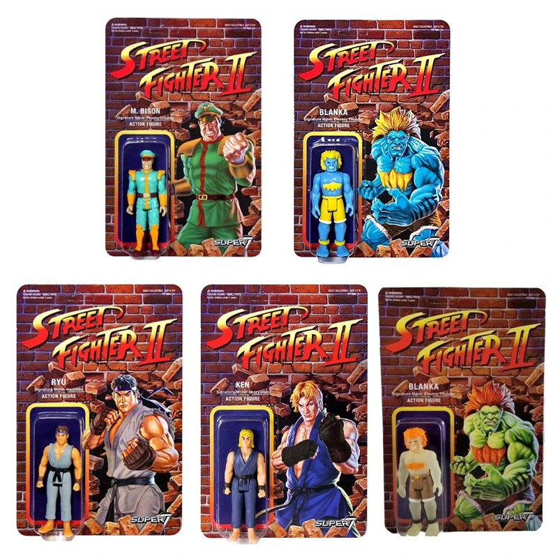 Super7 Street Fighter II Ken Ryu Glow in The Dark Blanka Green M. Bison Retro Action Figure Championship Edition Collectible Boy
Super7 Street Fighter II Ken Ryu Glow in The Dark Blanka Green M. Bison Retro Action Figure Championship Edition Collectible Boy