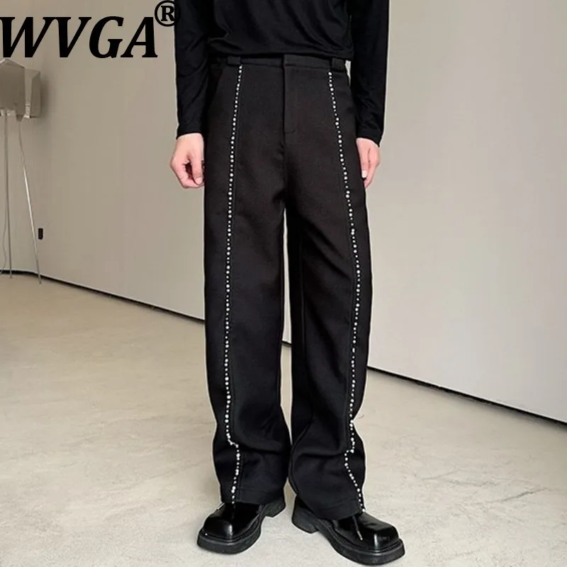 WVGA Новые мужские весенне-осенние приливы с тяжелым жемчугом и бриллиантами, модная отделка, прямые нишевые шикарные повседневные элегантные модные костюмные брюки Ins W18407
WVGA Новые мужские весенне-осенние приливы с тяжелым жемчугом и бриллиантами, модная отделка, прямые нишевые шикарные повседневные элегантные модные костюмные брюки Ins W18407