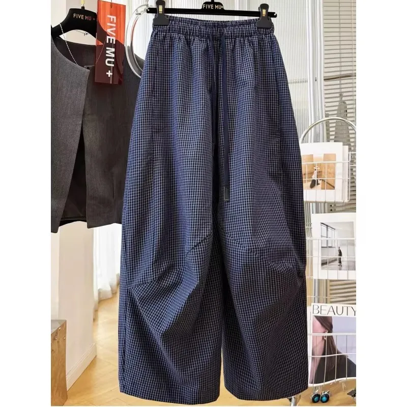 Summer Large Size Men's Casual Pants Loose Wide Leg Straight Cut Plaid Pattern Comfortable Soft Polyester Fiber Daily Wear
Summer Large Size Men's Casual Pants Loose Wide Leg Straight Cut Plaid Pattern Comfortable Soft Polyester Fiber Daily Wear