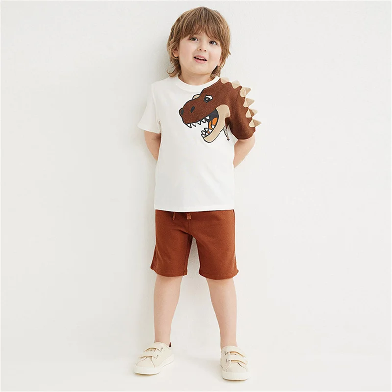 Jumping Meters 2-6T Summer Boys Girls Clothing Sets With Animals Print Boys Girls Cotton Fashion Children's Clothing Sets Suits
Jumping Meters 2-6T Summer Boys Girls Clothing Sets With Animals Print Boys Girls Cotton Fashion Children's Clothing Sets Suits