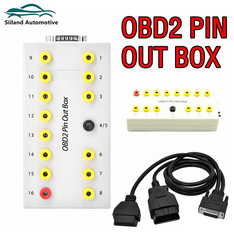 High Quality Super Auto Car OBD 2 Break PIN Out Box OBD2 Breakout Box OBD OBDII Protocol Detector Diagnostic Connector Detector
High Quality Super Auto Car OBD 2 Break PIN Out Box OBD2 Breakout Box OBD OBDII Protocol Detector Diagnostic Connector Detector