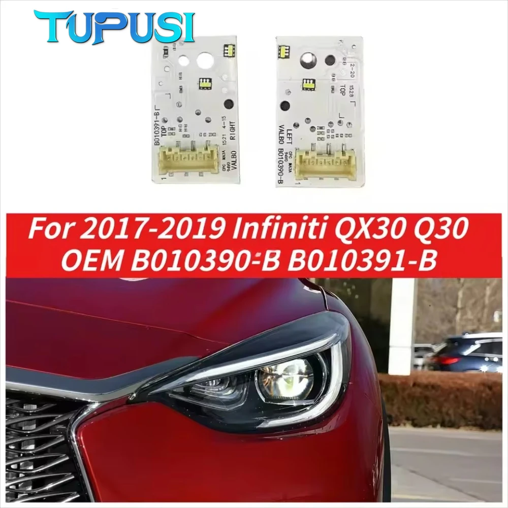 White DRL for Infiniti QX30 Q30 DRL B010390-B B010391-B LED Daytime Running Lights Board Module 2017-2019 Replace OEM Supre
White DRL for Infiniti QX30 Q30 DRL B010390-B B010391-B LED Daytime Running Lights Board Module 2017-2019 Replace OEM Supre