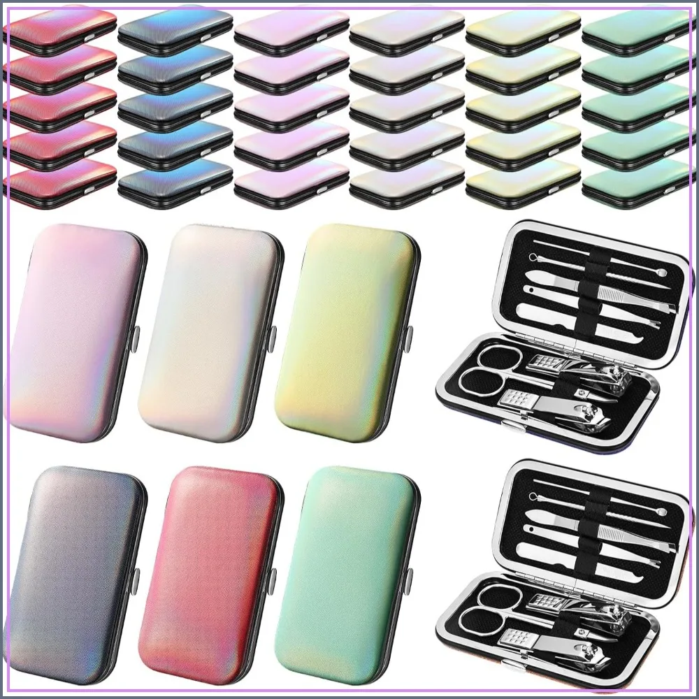 30 Sets Bulk Manicure Set Professional Nail Care Kit 8 in 1 Stainless Steel Pedicure Set with Travel Case for Women Men
30 Sets Bulk Manicure Set Professional Nail Care Kit 8 in 1 Stainless Steel Pedicure Set with Travel Case for Women Men