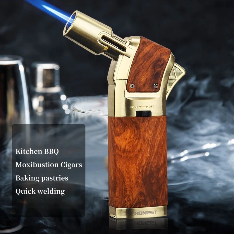 Honest Mini Direct-Charge Metal Cigar Lighter Portable Inflatable Torch for Outdoor Multifunctional High-Temp Flamethrower Tool
Honest Mini Direct-Charge Metal Cigar Lighter Portable Inflatable Torch for Outdoor Multifunctional High-Temp Flamethrower Tool