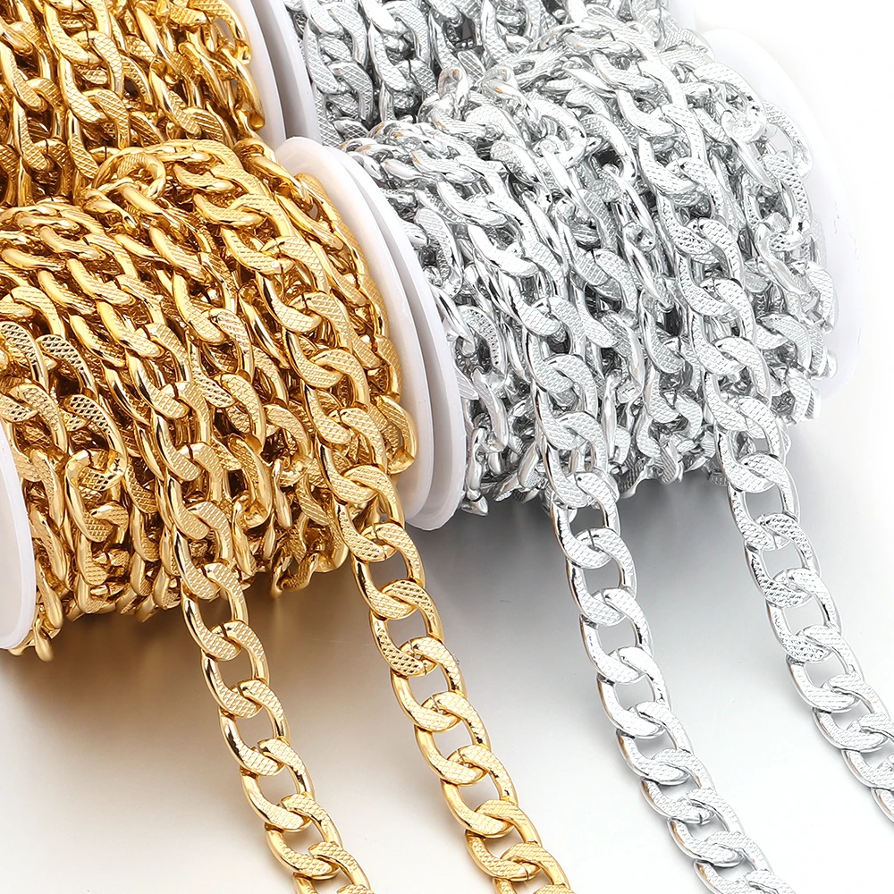 5Yards/Roll Aluminum Chain Metal NK Reticulate Twist Link Chain For Jewelry Making DIY Bracelets Necklace Clothing Bags Supplies
5Yards/Roll Aluminum Chain Metal NK Reticulate Twist Link Chain For Jewelry Making DIY Bracelets Necklace Clothing Bags Supplies