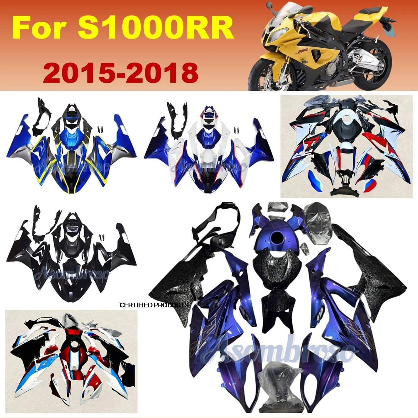 Комплект обтекателей подходит для BMW S1000RR 2015 2016 2018 2017, обтекатели мотоцикла S1000 RR 15 16 17 18, окрашенная крышка из углеродного волокна
Комплект обтекателей подходит для BMW S1000RR 2015 2016 2018 2017, обтекатели мотоцикла S1000 RR 15 16 17 18, окрашенная крышка из углеродного волокна