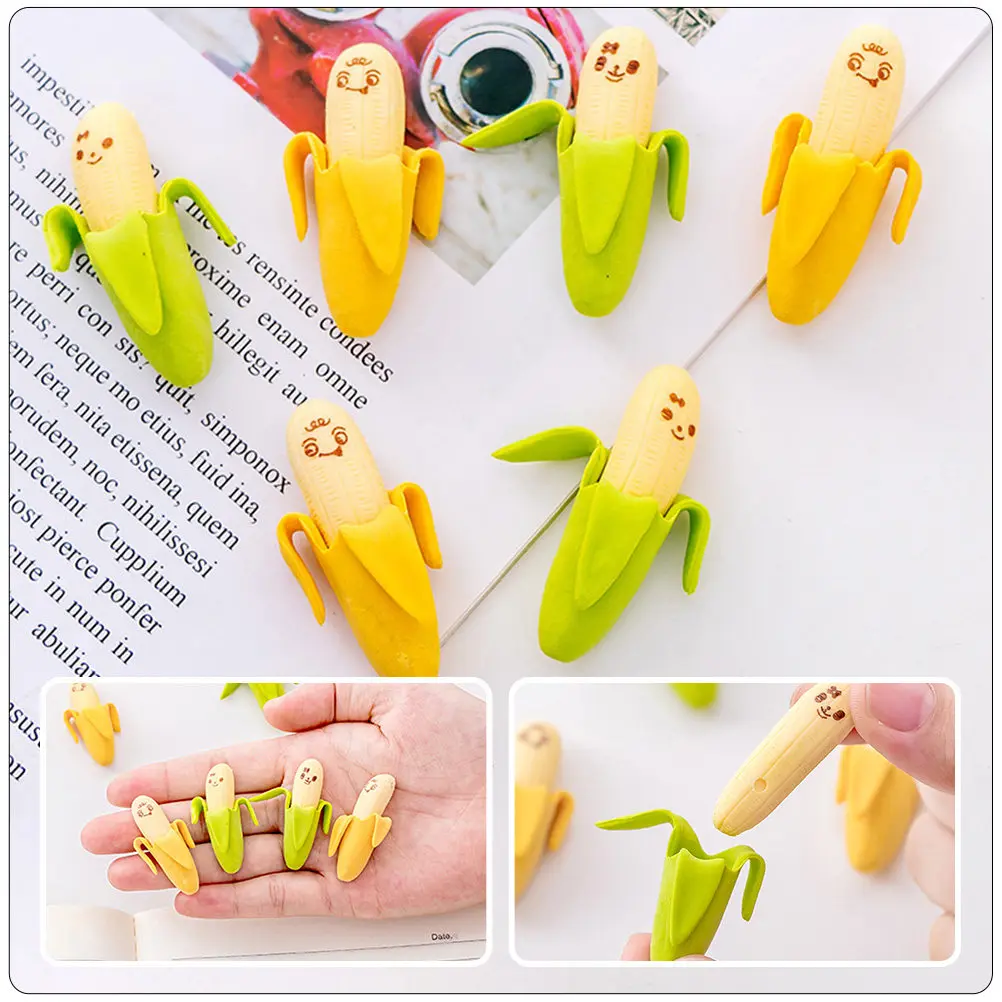 40Pcs Adorable Banana Erasers Tpr Soft Texture Cute Design Pencil Erasers for Bulk Small Lightweight Students Stationery
40Pcs Adorable Banana Erasers Tpr Soft Texture Cute Design Pencil Erasers for Bulk Small Lightweight Students Stationery