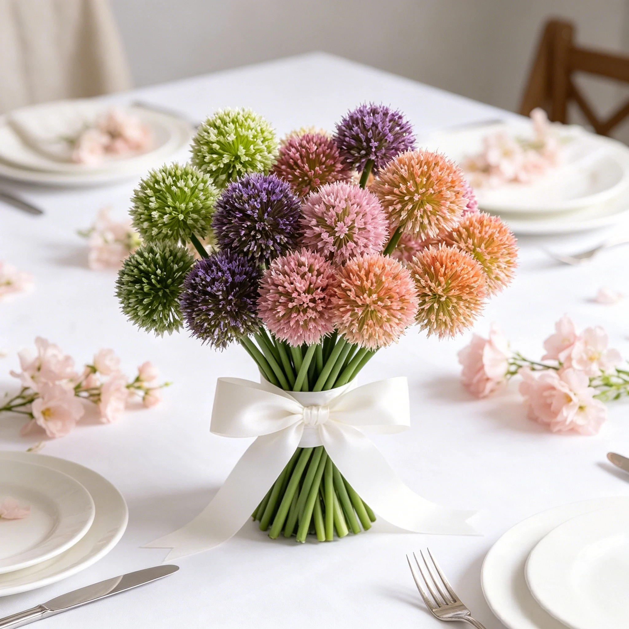 10pc Artificial Green Onion Balls Plastic Flowers for Home Living Room Decorations Wedding Props Party Table Floral Arrangements
10pc Artificial Green Onion Balls Plastic Flowers for Home Living Room Decorations Wedding Props Party Table Floral Arrangements