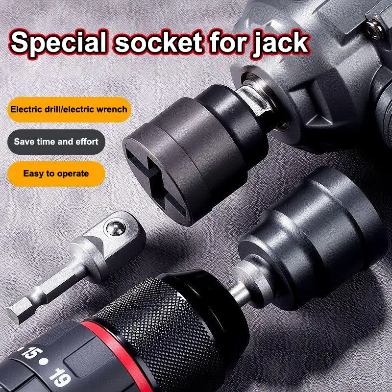 Universal Scissor Car Jack Adapter Rv Stabilizer Jack Drill Adapter Car Disassemble Tool Steel Ball Joint Rod Impact Wrench Tool
Universal Scissor Car Jack Adapter Rv Stabilizer Jack Drill Adapter Car Disassemble Tool Steel Ball Joint Rod Impact Wrench Tool