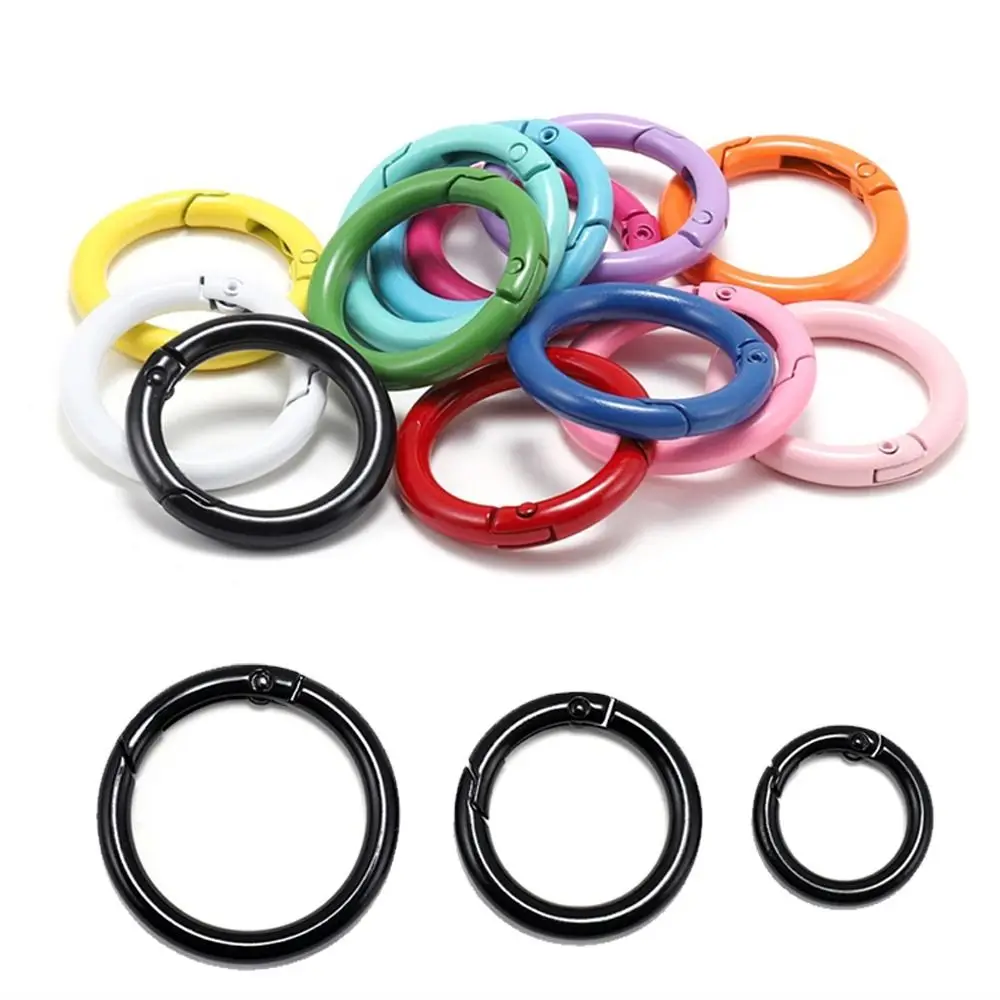 5 Pcs DIY 25mm O Ring Keychain Clips Metal Durable Openable Round Carabiner Colorful Spring Clasp Dog Chain
5 Pcs DIY 25mm O Ring Keychain Clips Metal Durable Openable Round Carabiner Colorful Spring Clasp Dog Chain