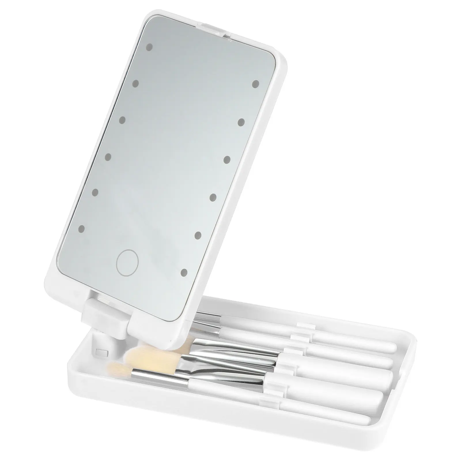 5Pcs Makeup Mirror Set Folding Rotatable LED Light Vanity Portable Travel Mini Mirror with Makeup Brushes Clear Hd
5Pcs Makeup Mirror Set Folding Rotatable LED Light Vanity Portable Travel Mini Mirror with Makeup Brushes Clear Hd