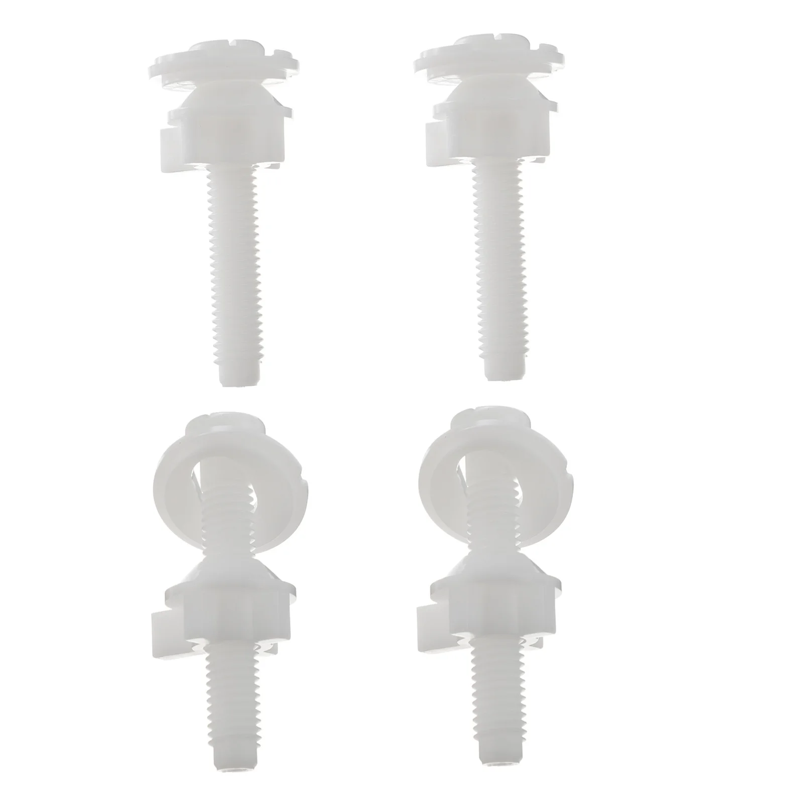 4 Pcs Toilet Seat Fixing Accessories Plastic Square Screws Replacement Hinge Bolts Bathroom Facilities Toughness Reliable Use
4 Pcs Toilet Seat Fixing Accessories Plastic Square Screws Replacement Hinge Bolts Bathroom Facilities Toughness Reliable Use