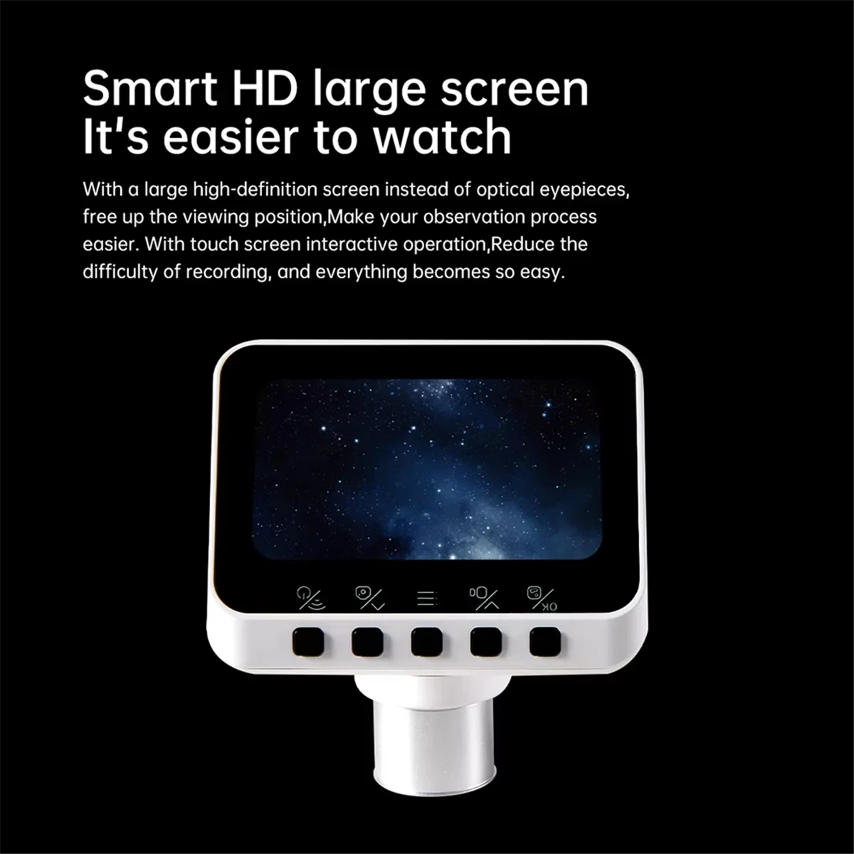 A04R-30070 WIFI электронный окуляр для астрономического телескопа, монокуляр 70 мм с большой диафрагмой для наблюдения за звездами, наблюдения за птицами
A04R-30070 WIFI электронный окуляр для астрономического телескопа, монокуляр 70 мм с большой диафрагмой для наблюдения за звездами, наблюдения за птицами