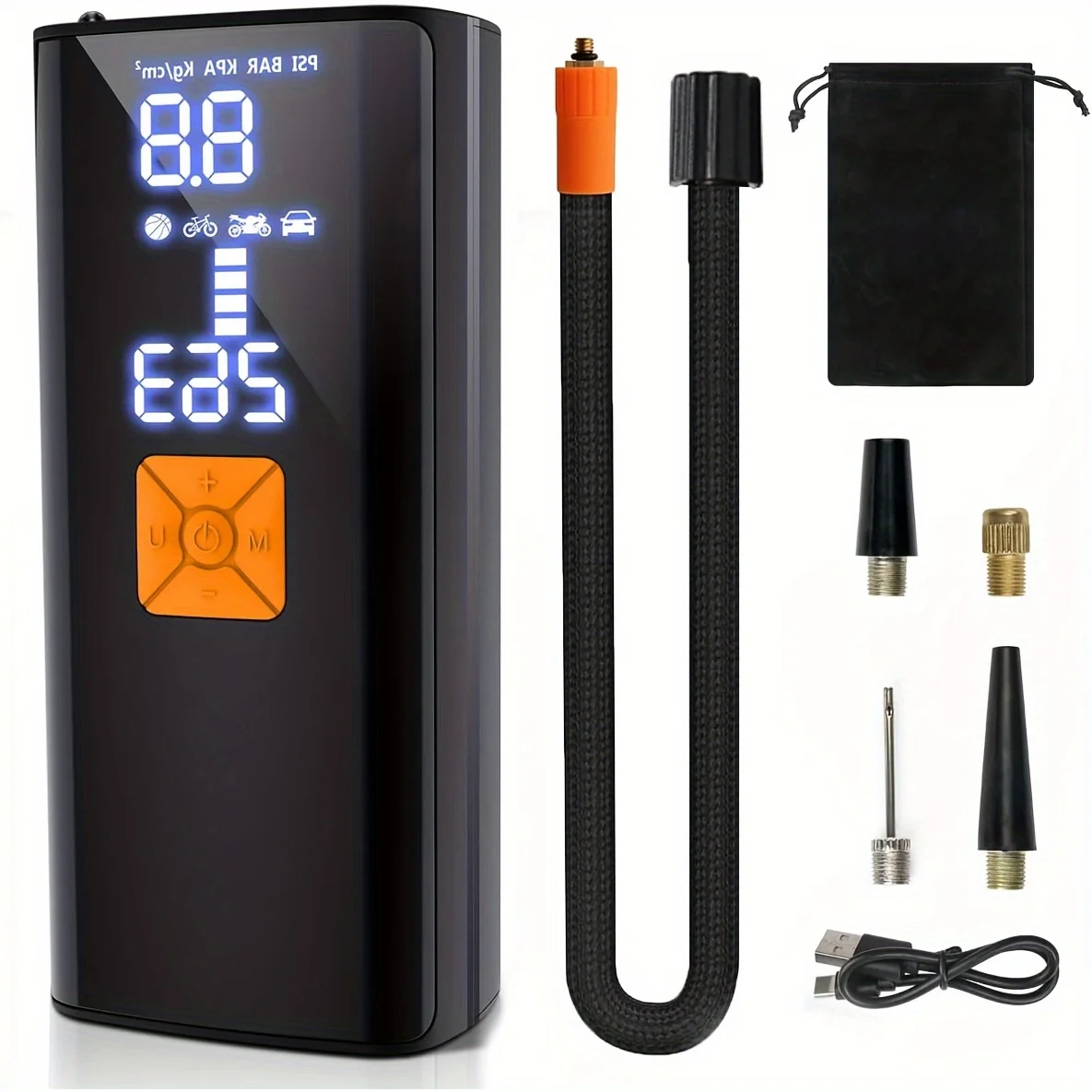 Car-mounted Inflatable Pump Wireless Portable Electric Air Pump High-Pressure Tire Inflator
Car-mounted Inflatable Pump Wireless Portable Electric Air Pump High-Pressure Tire Inflator