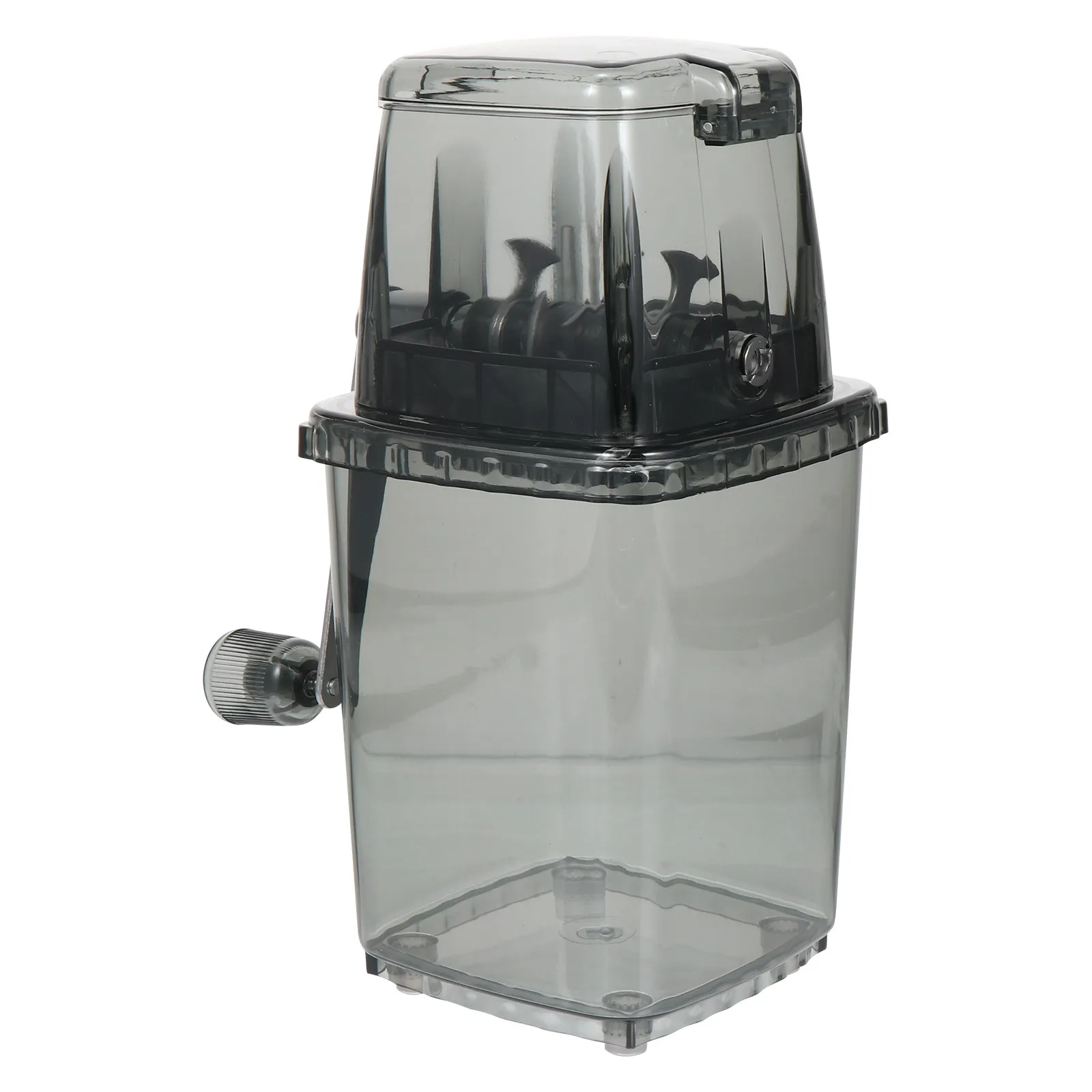 Hand Crank Multi-Function Manual Ice Crusher Transparent Cover Portable Kitchen Tool for Shaved Ice Snow Cones Slush
Hand Crank Multi-Function Manual Ice Crusher Transparent Cover Portable Kitchen Tool for Shaved Ice Snow Cones Slush
