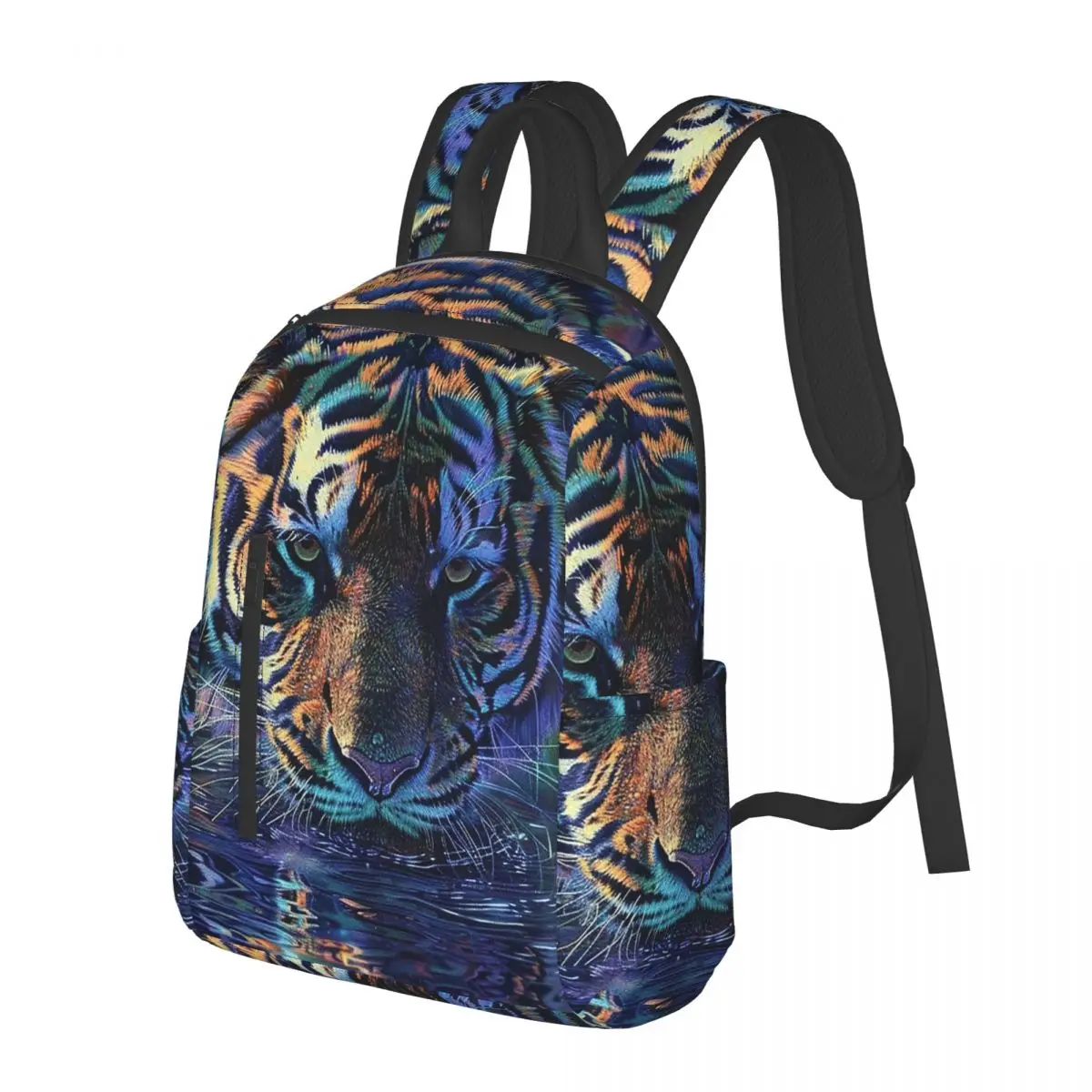 Realistic Tiger Print Design Student Backpack School Bag Hiking Travel Daypack for Boys Girls Bookbag Shoulder Bags
Realistic Tiger Print Design Student Backpack School Bag Hiking Travel Daypack for Boys Girls Bookbag Shoulder Bags