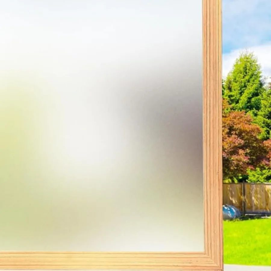 Frosted Glass Window Privacy Film, Static Cling Window Clings for Glass Windows, Non-Adhesive Window Film Decorative for Bathro
Frosted Glass Window Privacy Film, Static Cling Window Clings for Glass Windows, Non-Adhesive Window Film Decorative for Bathro