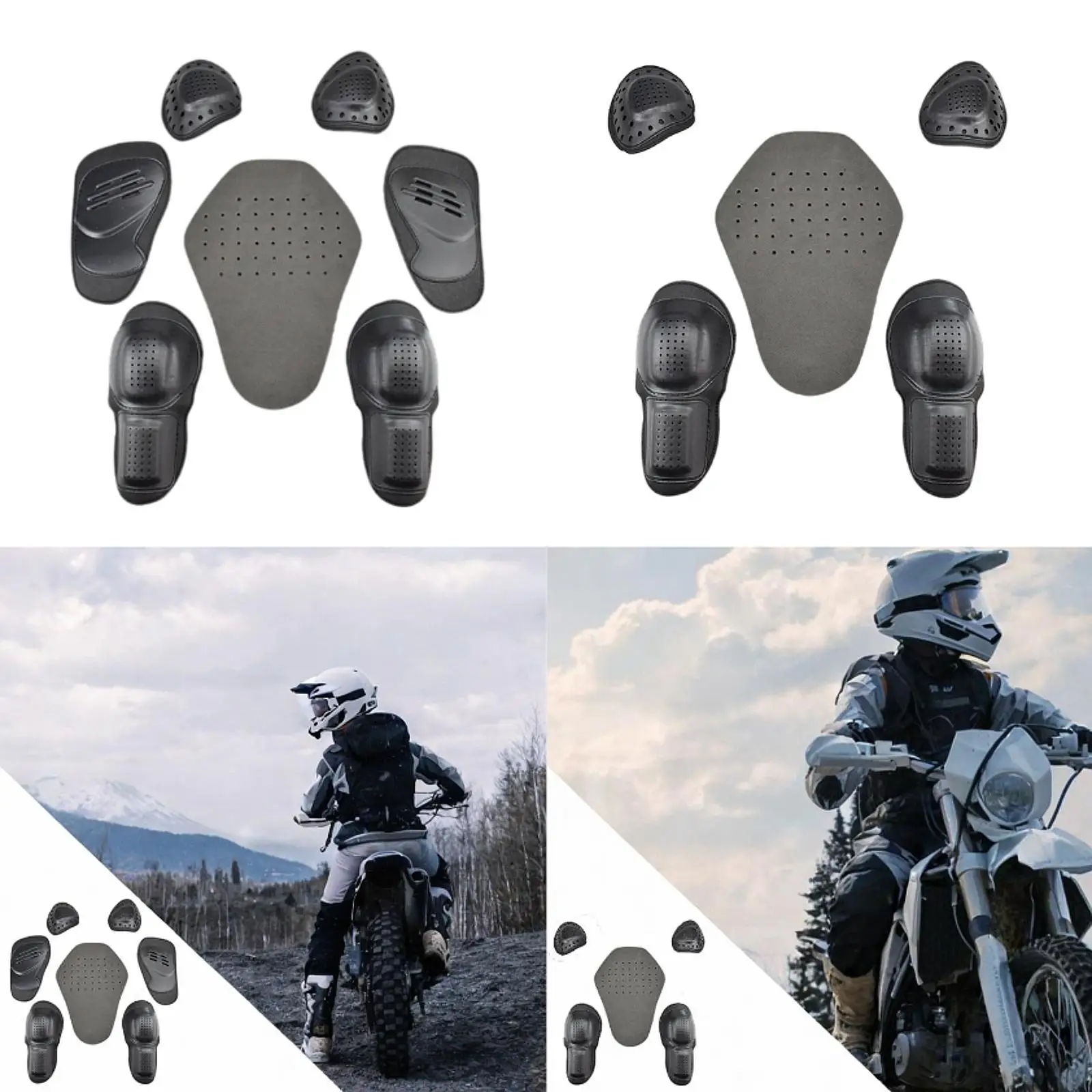 Motorcycle Riding Protector Pad Set for Men Women Breathable Multipurpose Professional Motorcycle Accessories Racing Guard Biker
Motorcycle Riding Protector Pad Set for Men Women Breathable Multipurpose Professional Motorcycle Accessories Racing Guard Biker